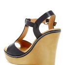 Incaltaminte Femei Elegant Footwear Nassa Wedge Sandal BLACK