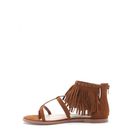 Incaltaminte Femei Forever21 Fringe Caged Sandals Tan