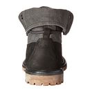 Incaltaminte Femei Timberland Earthkeepersreg Timberland Authentics Canvas Fold Down Black Nubuck with Grey Canvas