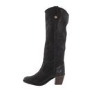 Incaltaminte Femei Frye Jackie Button Black Pressed Nubuck