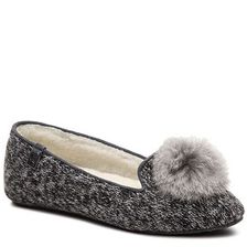 Incaltaminte Femei Bearpaw Shae Ballet Slipper GreyWhite Knit