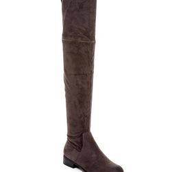 Incaltaminte Femei Catherine Catherine Malandrino Morcha Faux Fur Lined Over-The-Knee Boot grey