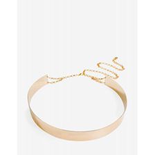 Accesorii Femei CheapChic Medium Metal Bar Belt Met Gold