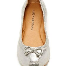 Incaltaminte Femei Lucky Brand Eadda Flat - Wide Width Available LIGHT PEWTER