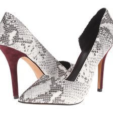 Nicole Miller Artelier Camilla Black/White Snake/Wine Suede