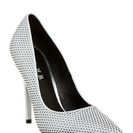 Incaltaminte Femei LAMB Bee Perforated Pump LIGHT GREY- BLACK