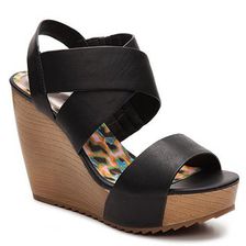 Incaltaminte Femei Madden Girl Roma Wedge Sandal Black