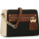 Accesorii Femei Mix No 6 Mix No 6 Palmerlake Crossbody Bag BlackWhite