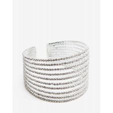 Bijuterii Femei CheapChic Gala Rib Cage Rhinestone Cuff Met Slvr