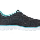 Incaltaminte Femei SKECHERS EZ Flex 30 - Ready-To-Roll BlackAqua