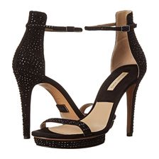 Michael Kors Doris Black Gunmetal Kid Suede/Stones