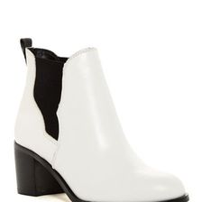 Incaltaminte Femei Sam Edelman Justin Leather Bootie WHITE LE