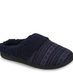 Incaltaminte Femei Dearfoams Reverse Fairisle Clog Slipper BlackNavy