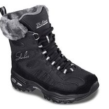 Incaltaminte Femei SKECHERS D\'Lites Chalet Snow Boot Black