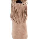Incaltaminte Femei Bucco Elspeth Faux Fur Lined Heeled Bootie Taupe