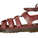 Incaltaminte Femei Dr Martens Kristina Ghillie Sandal Deep Red Polished Oily Illusion