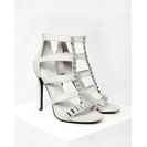 Incaltaminte Femei Forever21 Embellished Faux Suede Pumps Grey