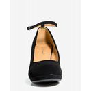 Incaltaminte Femei CheapChic Soap-35 Signature Strut Wedge Black