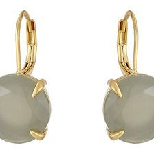 Bijuterii Femei Vince Camuto Round Leverback Earrings Worn GoldMilky Grey