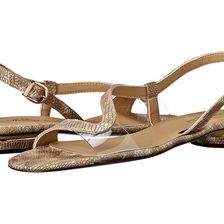 Vaneli Berta Camel Darry Print/Clear Soft Vinyl/Gold Buckle