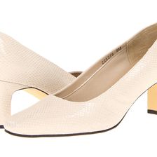 Fitzwell Vincent Pump Bone Diamond Snake