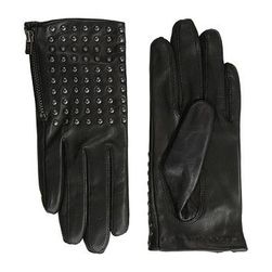Accesorii Femei The Kooples Leather Gloves with Studs Black