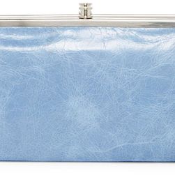 Hobo Lauren Leather Clutch Wallet GLACIER