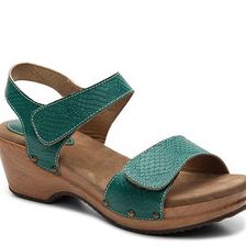 Incaltaminte Femei Spring Step Nani Wedge Sandal Teal