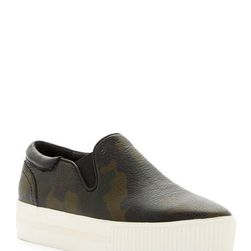 Incaltaminte Femei Ash Karma Slip-On Platform Sneaker ARMY-BLACK