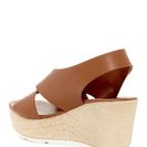 Incaltaminte Femei Callisto Criss-Cross Wedge Sandal COGNAC