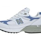 Incaltaminte Femei New Balance Womens Classics 993 Stability Running White with Blue Grey