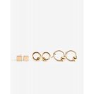 Bijuterii Femei CheapChic Mini Geo 3 Pair Stud Earring Set Met Gold