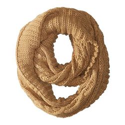 Accesorii Femei Michael Kors Hand Knit Large Infinity Scarf Dark Camel