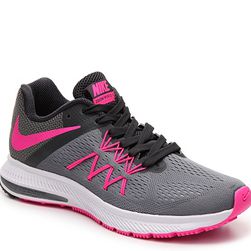 Incaltaminte Femei Nike Zoom Winflo 3 Lightweight Running Shoe - Womens CharcoalPinkBlack
