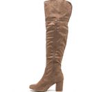Incaltaminte Femei CheapChic Edge Of Glory Over-the-knee Boots Taupe