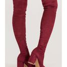 Incaltaminte Femei CheapChic Tall Tale Over-the-knee Chunky Boots Wine