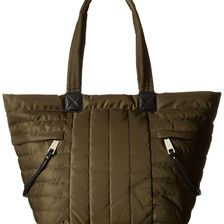 Nine West Zippered Up Tote Military Green