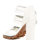 Incaltaminte Femei Michael Antonio Lanster Heeled Sandal White