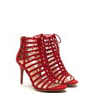 Incaltaminte Femei CheapChic View From The Top Strappy Lace-up Heels Red