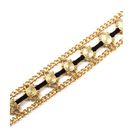 Bijuterii Femei CheapChic Sure Thing Textured Charm Choker Goldblack