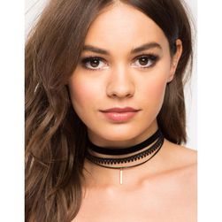 Bijuterii Femei CheapChic Romance Bar 3pc Choker Set Black