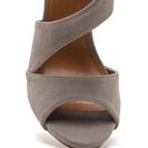 Incaltaminte Femei CheapChic Sneak A Peek Cut-out Faux Suede Heels Grey