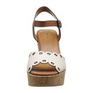 Incaltaminte Femei COACH April ChalkSaddle Vegan LeatherPebble Grain Leather