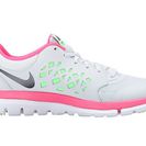 Incaltaminte Femei Nike Flex 2015 RUN Pure PlatinumVoltage GreenHyper PinkMetallic Hematite