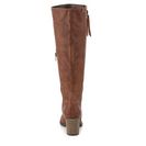 Incaltaminte Femei Crown Vintage Pilot Zip Wide Calf Boot Cognac
