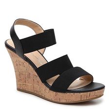 Incaltaminte Femei CL By Laundry Imperial Wedge Sandal Black