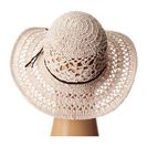 Accesorii Femei San Diego Hat Company KNH8004 Knit Crochet Sunbrim w Suede Braided Trim Blush