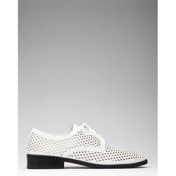 Incaltaminte Femei Forever21 Perforated Faux Leather Oxfords White