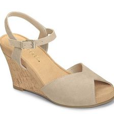 Incaltaminte Femei Aerosoles Aerosole Bloom Plush Wedge Sandal Nude