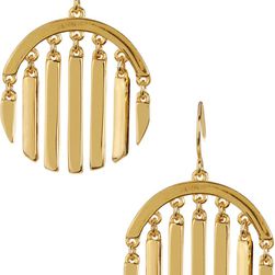 Trina Turk Fringe Drop Earrings GOLD PL-MD GOLD
